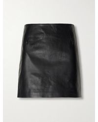 Blazé Milano - Leather Mini Skirt - Lyst
