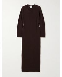 Max Mara - Scrivia Ribbed Wool Midi Dress - Lyst