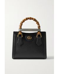 Gucci - Diana Mini Textured-leather Tote - Lyst