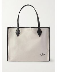 Metier - Chameleon 34 Leather-Trimmed Canvas Tote Bag - Lyst