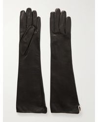 LIE STUDIO - The Kyle Leather Gloves - Lyst