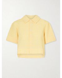 Jonathan Simkhai - Reeves Checked Seersucker Shirt - Lyst