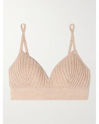 Eres - Tendre Ribbed Wool And Cashmere-blend Bra - Lyst
