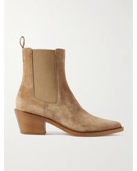 Gianvito Rossi - Wylie 60 Suede Chelsea Boots - Lyst