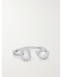 Messika - My Twin Toi & Moi 18-Karat Diamond Ring - Lyst
