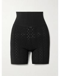JW Anderson - Bow-Embellished Pointelle-Knit Recycled-Jersey Shorts - Lyst