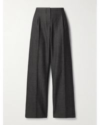 Christopher Esber - Pantalon Droit En Serge De Laine À Plis Redux - Lyst