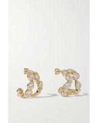 Completedworks - Net Sustain Creolen Aus Recyceltem-Vermeil Mit Cubic Zirkonia - Lyst