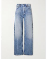 Agolde - Arc Mid-Rise Wide-Leg Jeans - Lyst