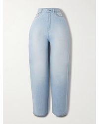 Acne Studios - Hoch Sitzende Jeans Mit Weitem Bein Und Wattierung - Lyst