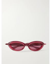 Bottega Veneta - Sardine Cat-Eye Injected Sunglasses - Lyst