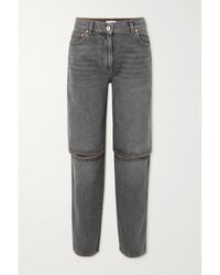 JW Anderson - Hoch Sitzende Jeans Mit Geradem Bein Und Cut-Outs - Lyst