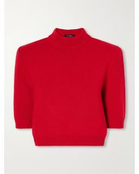 Willy Chavarria - Chavela Cropped Wool Sweater - Lyst