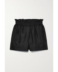 Tibi - Gathered Shell Shorts - Lyst
