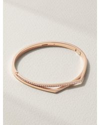 Repossi - Antifer 18-Karat Rose Diamond Bracelet - Lyst