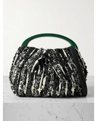 Dries Van Noten - Mini Tote Aus Jacquard Mit Pailletten Und Verzierungen - Lyst