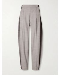 Zimmermann - Valiant Barrel Wool Tapered-Leg Pants - Lyst