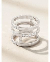 Chopard - Ice Cube 18-Karat Diamond Ring - Lyst