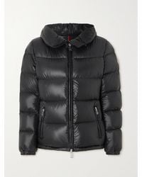 Moncler - Douro Daunenjacke Aus Gestepptem Shell Mit Applikation Und Kapuze - Lyst