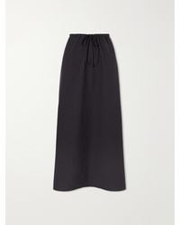 Matteau - Organic Cotton-Poplin Midi Skirt - Lyst