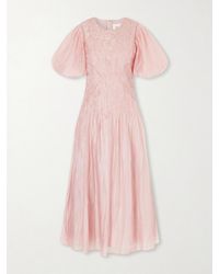 chinese dress ladies Ophelia Lace Midi Dress