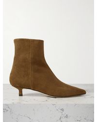 Aeyde - Sofie Suede Ankle Boots - Lyst