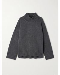 La Ligne - Archie Wool And Cashmere-Blend Mock-Neck Sweater - Lyst
