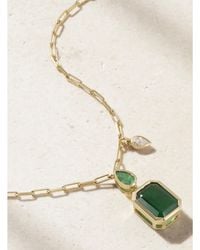 SHAY - 18-Karat, Emerald And Diamond Necklace - Lyst