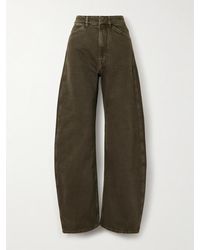 Lemaire - Hoch Sitzende Barrel-Jeans Aus Bio-Denim - Lyst