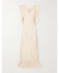 Lanvin - Ruffled Silk-Georgette Gown - Lyst