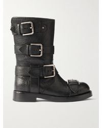 Dolce & Gabbana - Bernini Stiefel Aus Leder - Lyst
