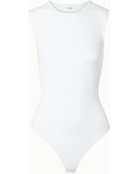 Alix Lenox String-body Aus Stretch-jersey - Weiß