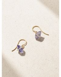 Melissa Joy Manning - 14-Karat Recycled, Iolite And Herkimer Diamond Earrings - Lyst