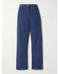The Row - Tarley Cotton-Corduroy Wide-Leg Pants - Lyst