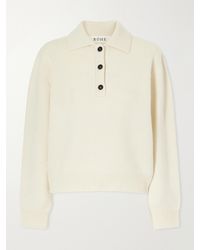 Rohe - Wool And Cashmere-Blend Polo Sweater - Lyst