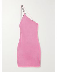 GAUGE81 - Sebeta One-Shoulder Knitted Mini Dress - Lyst