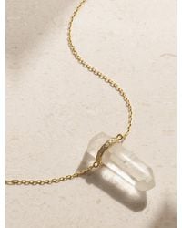 JIA JIA - 14-Karat, Quartz And Diamond Necklace - Lyst