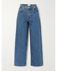 Anine Bing - Manon Mid-Rise Wide-Leg Jeans - Lyst