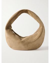 KHAITE - Olivia Mittelgroße Tote Aus Veloursleder - Lyst