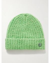 God's True Cashmere - Button-Embellished Ribbed Cashmere-Bouclé Beanie - Lyst