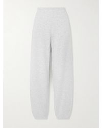 Skims - Pantalon De Survêtement En Molleton De Coton Mélangé, Light Heather - Lyst