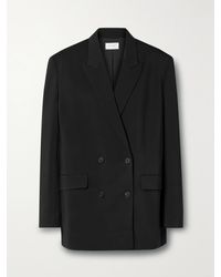 The Row - Blazer À Double Boutonnage En Serge Tristana - Lyst