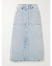 Citizens of Humanity - Anouk Denim Midi Skirt - Lyst