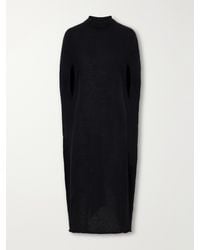 Lauren Manoogian - Bottle Cape-Effect Wool-Blend Maxi Dress - Lyst