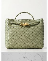 Bottega Veneta - Andiamo Medium Intrecciato Leather Tote - Lyst