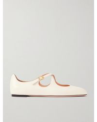 Bally - Beliska Leather Mary Jane Ballet Flats - Lyst