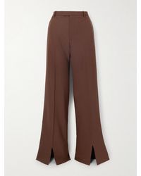 Gucci - Hose Mit Weitem Bein Aus Einer Wollmischung - Lyst