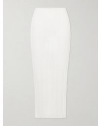 Haight - Ivana Ribbed-Knit Maxi Skirt - Lyst
