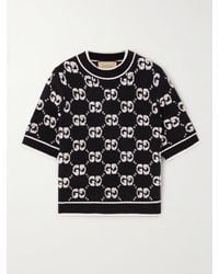 Gucci - Pullover Aus Woll-Bouclé Mit Jacquard-Muster - Lyst