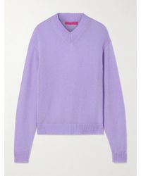 The Elder Statesman - Nimbus Cashmere And Cotton-Blend Sweater - Lyst